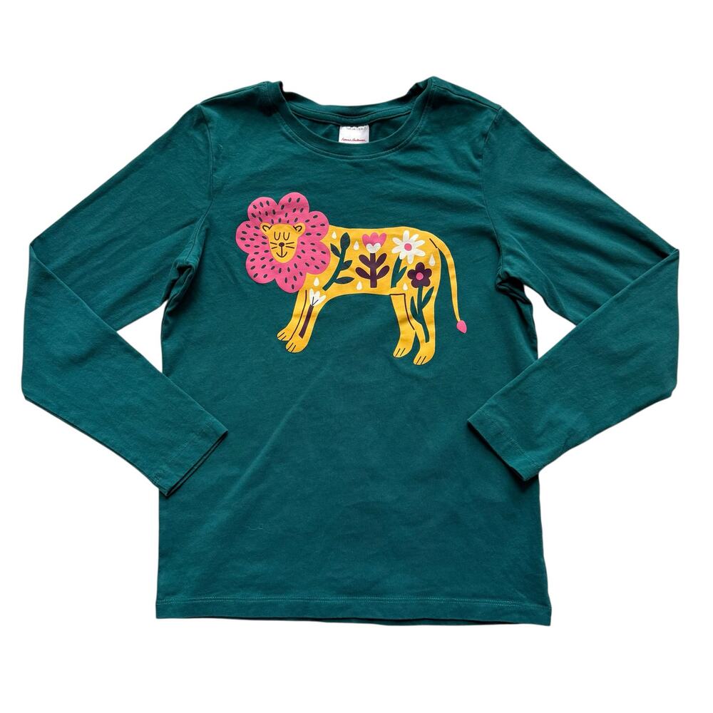 Hanna Andersson Scandi Lion Graphic Tee Size 10